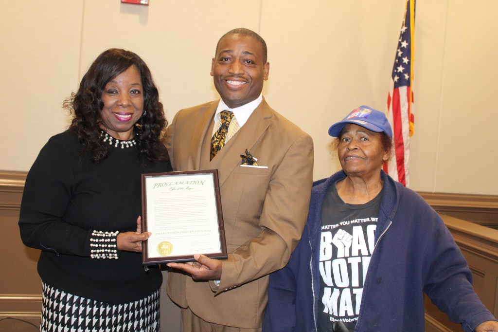 Mayor, City Council recognize Emancipation Day with proclamation